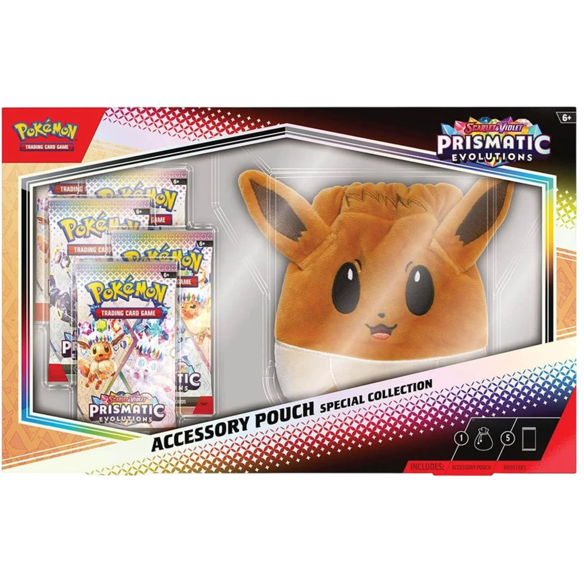 Pokémon Trading Card Game: Scarlet and Violet Prismatic Evolutions Accessory Pouch Special Collection