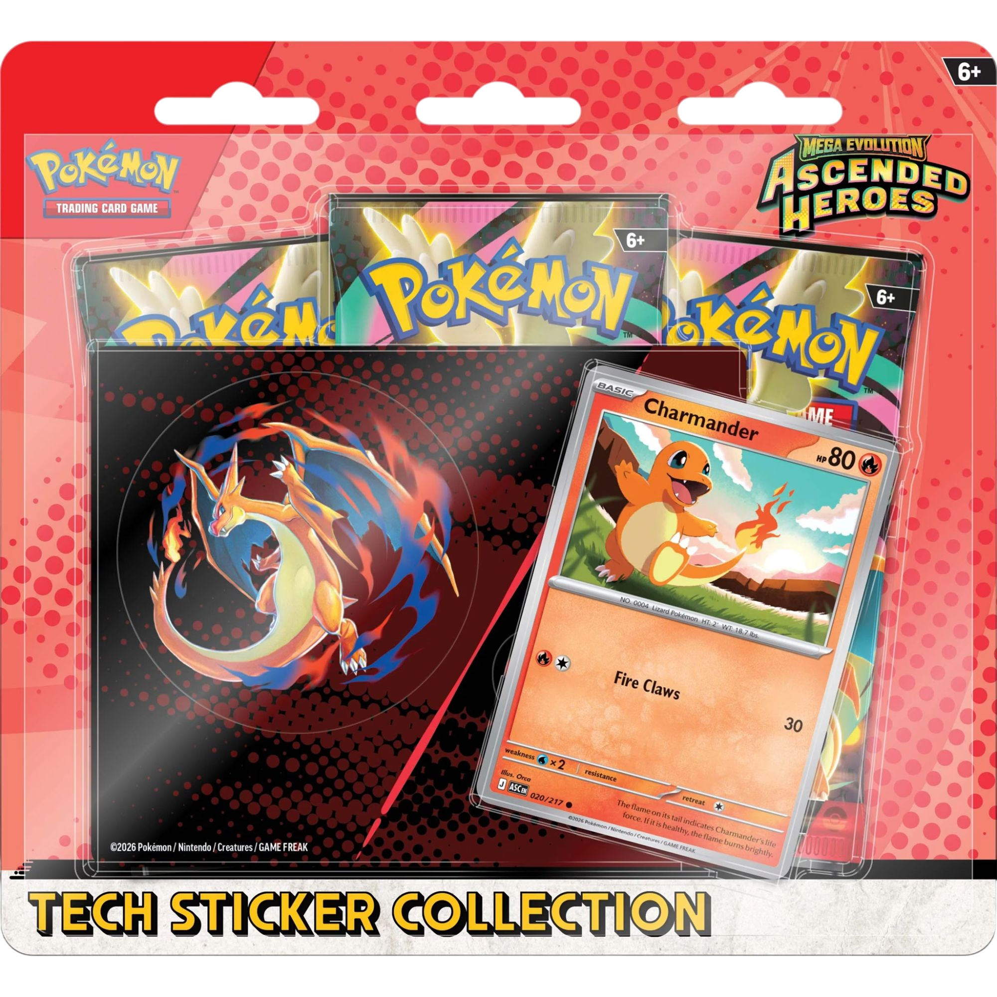 Pokémon Trading Card Game: Mega Evolution Ascended Heroes Tech Sticker Collection - Assorted