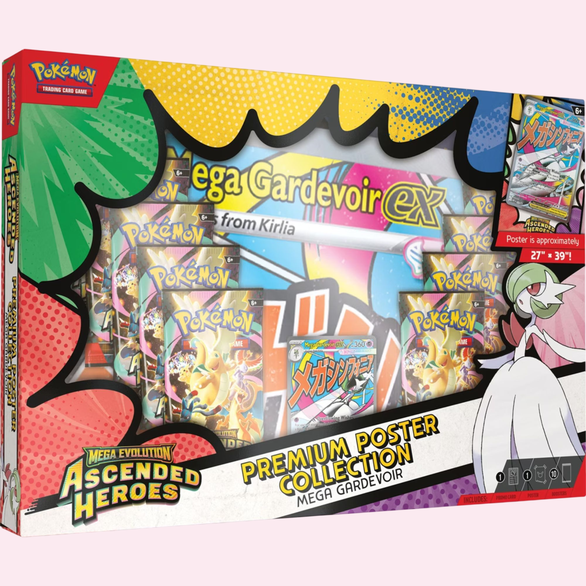Pokémon TCG: Mega Evolution Ascended Heroes Premium Poster Collection (Assorted)