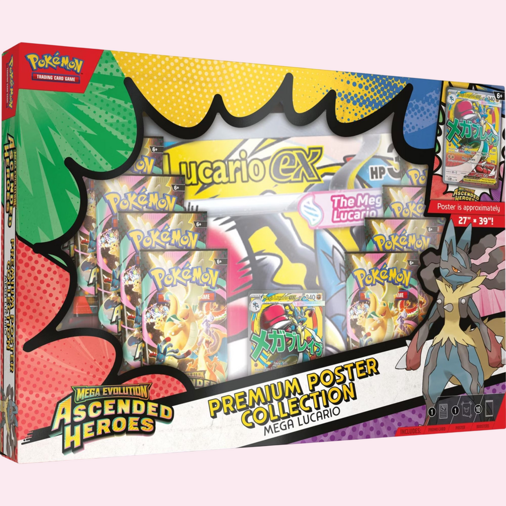 Pokémon TCG: Mega Evolution Ascended Heroes Premium Poster Collection (Assorted)