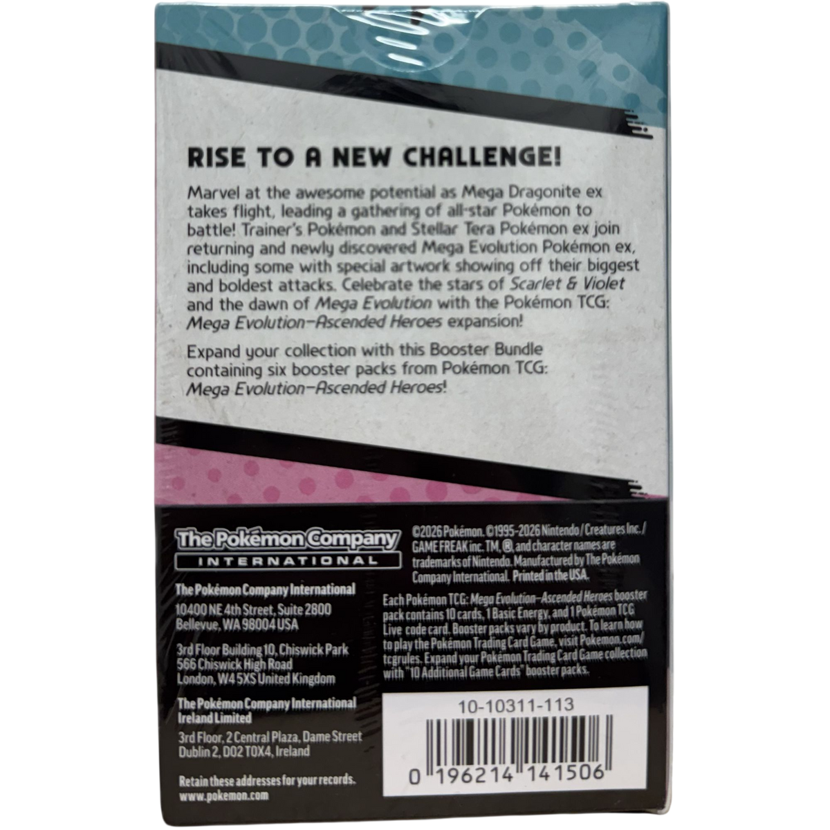 Pokémon TCG: Mega Evolution – Ascended Heroes Booster Bundle