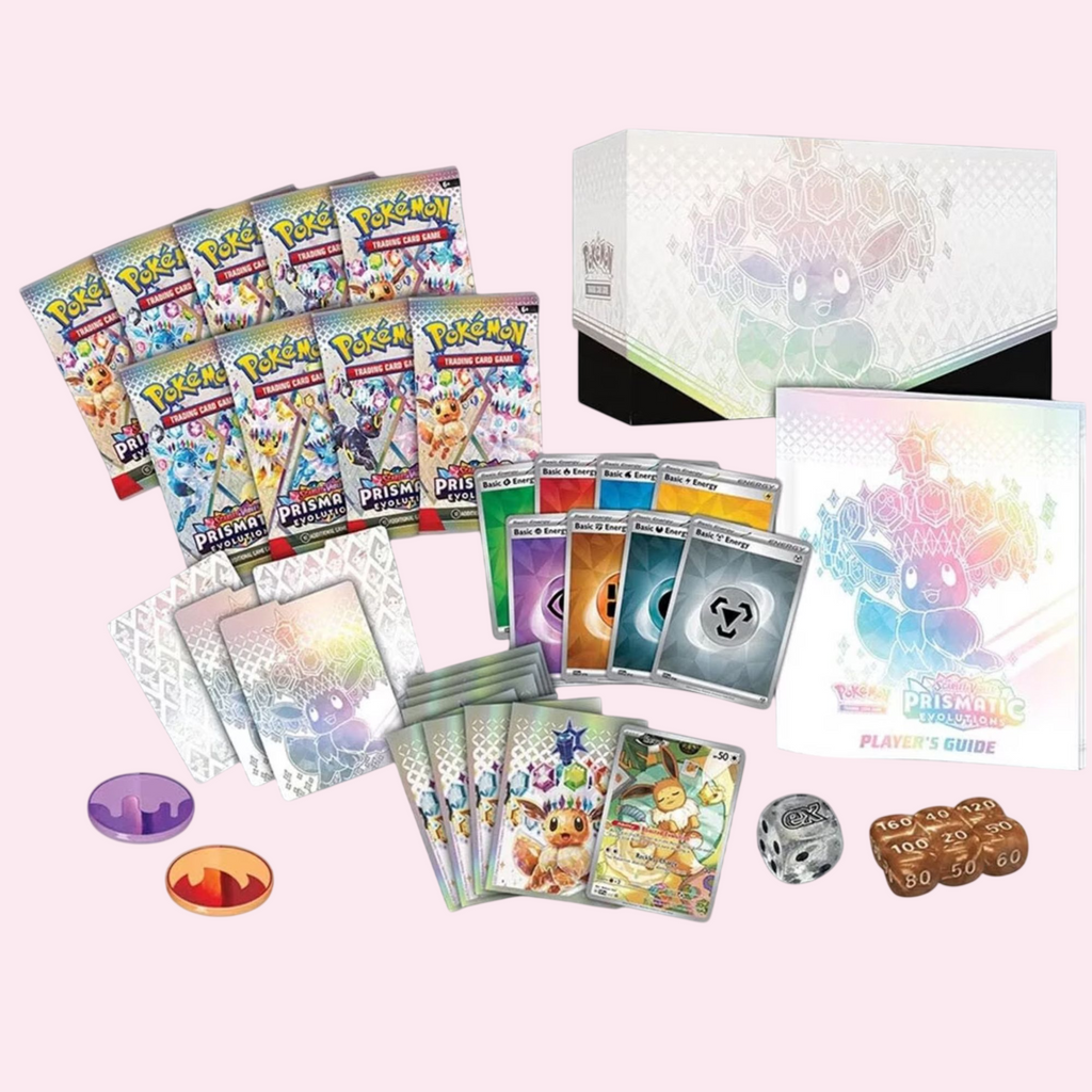 Pokémon TCG: Scarlet and Violet Prismatic Evolutions Elite Trainer Box