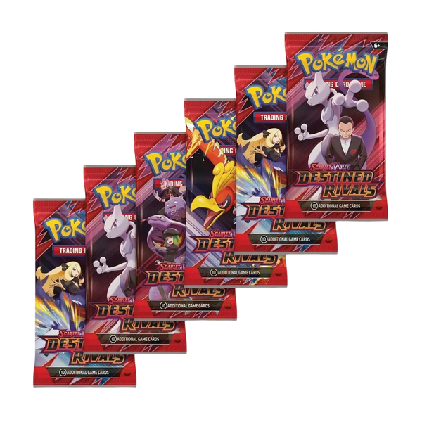 Pokemon TCG Scarlet and Violet Destined Rivals Booster Bundle contents 6 sealed Destined Rivals booster packs Australia