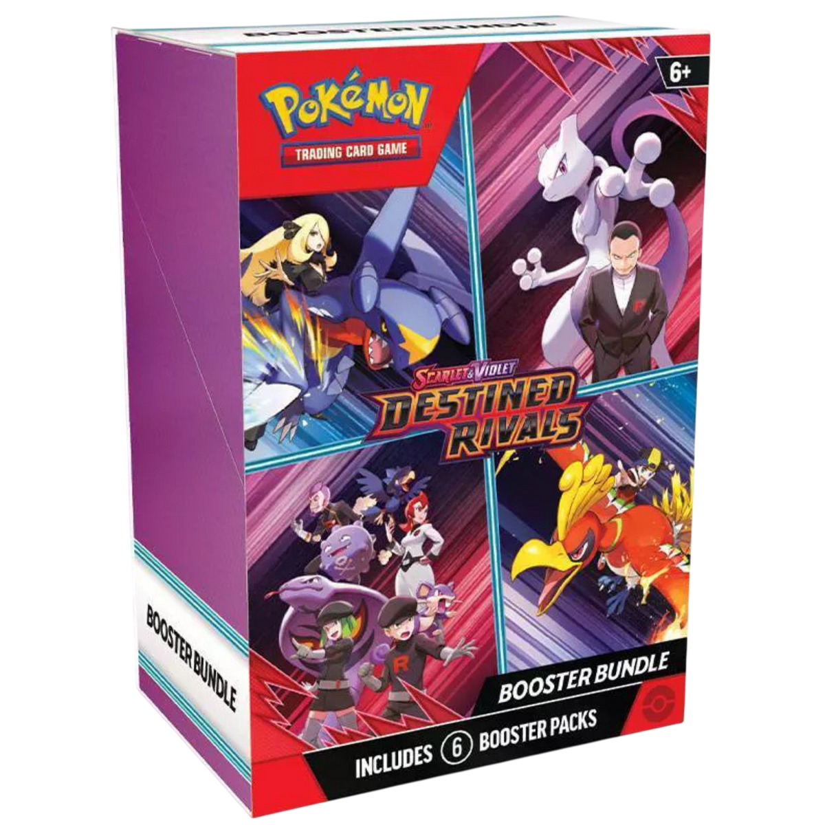 Pokemon TCG Scarlet and Violet Destined Rivals Booster Bundle sealed 6 booster packs featuring Team Rocket and Mewtwo ex Australia