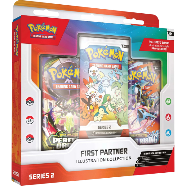 Pokemon TCG First Partner Illustration Collection Series 2 sealed featuring Johto Unova and Galar starter Pokemon Australia