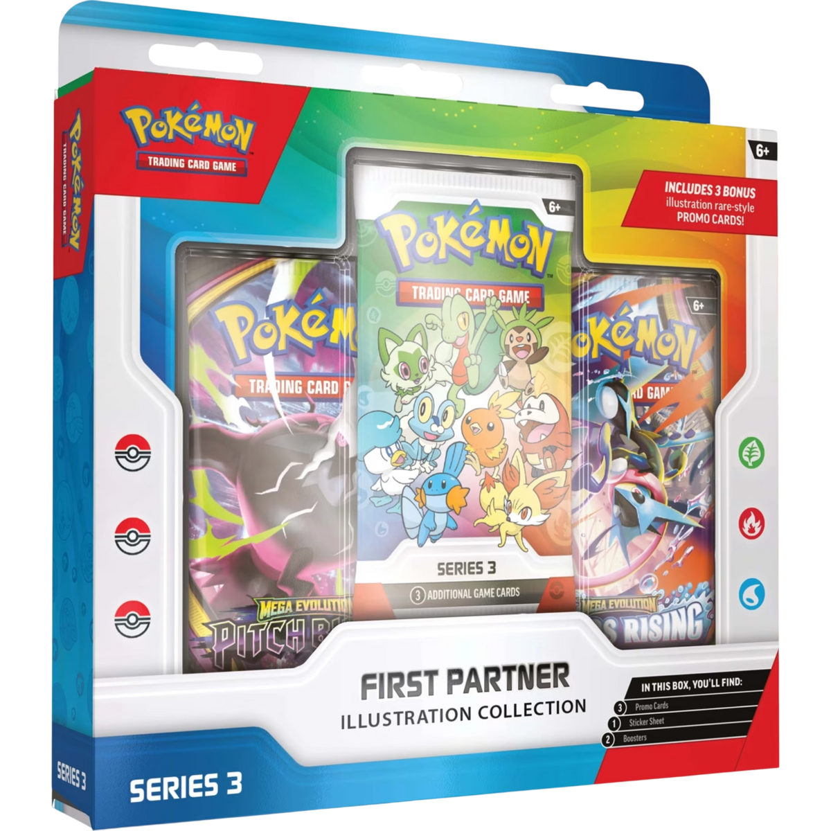 Pokemon TCG First Partner Illustration Collection Series 3 sealed featuring Hoenn Kalos and Paldea starter Pokemon Australia